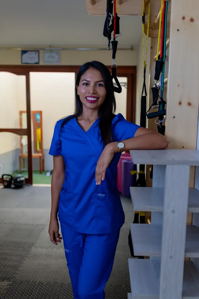 Alejandra Palomino, fisioterapeuta de Kinevital
