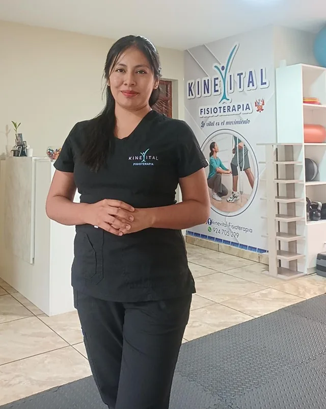 Jimena Quispe, fisioterapeuta de Kinevital